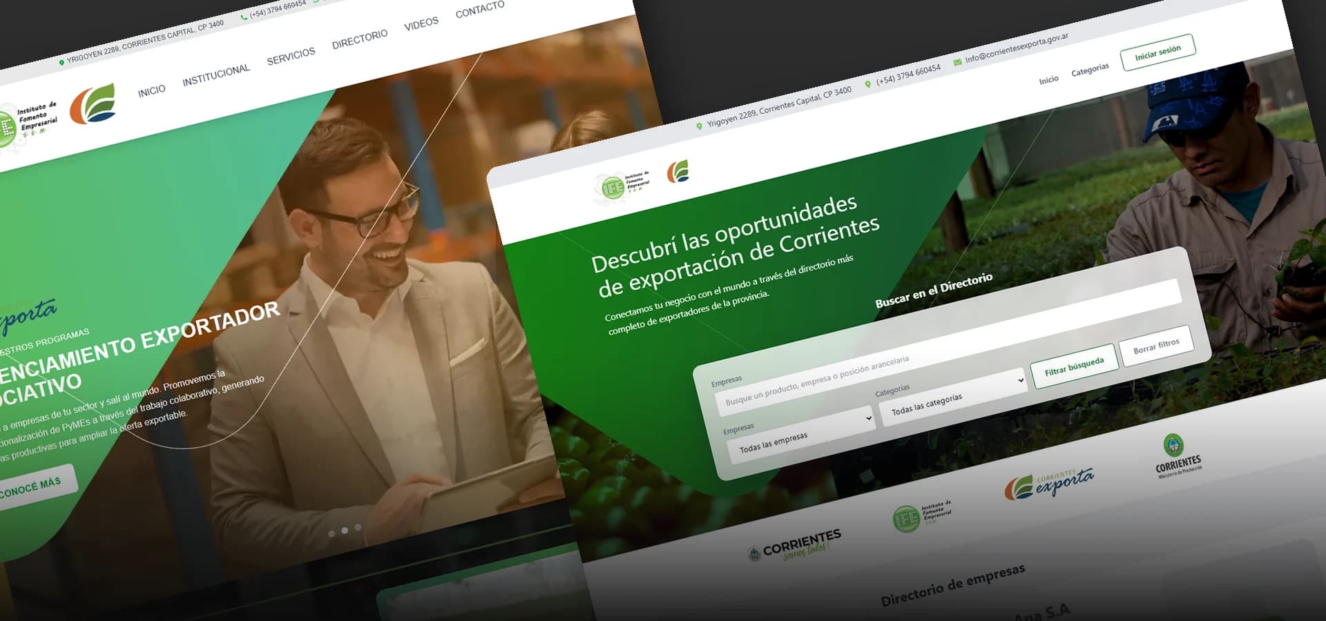 Corrientes Exporta, Government · Foreign trade